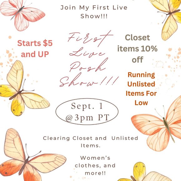 First Live Show Notification!!!! Flash Sale!! - Picture 1 of 3